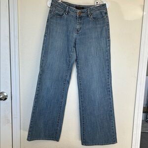 Christopher Blue Flare Women's Jeans in Classic Denim